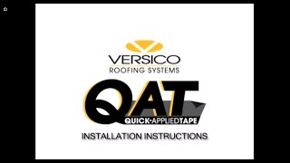 Labor-Savers: VersiGard EPDM with QAT Seam Technology