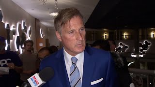 PPC Leader Bernier scoffs at question on fines for possibly breaking COVID protocols