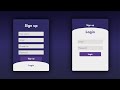 Create Login & Signup Form Using Only HTML & CSS | No JavaScript