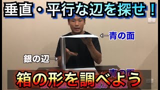 小４算数　14. 直方体・立方体⑥垂直・平行な辺を探そう！　#オンライン授業　＃たっくん