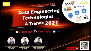 Free Webinar #45 : Data Engineering Technologies \u0026 Trends 2021