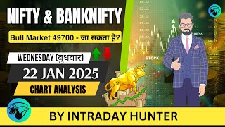 Nifty \u0026 Banknifty | SENSEX Analysis | Prediction For 22 JAN 2025