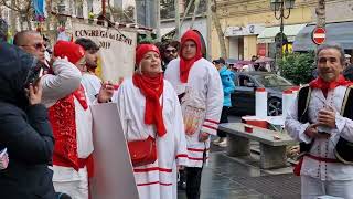 Festival di Sanremo 2025  il Carnevale di Offida sfila per le vie di Sanremo 250212