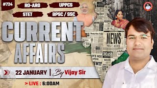 724th Episode🥳Current Affairs 2024 In Hindi | Daily Current Affairs 2024 | GK \u0026 GS LIVE by Vijay Sir