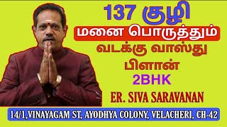 வடக்கு வாஸ்து பிளான், North Face Vasthu Plan #137kuli #வடக்குவீடு #northplan