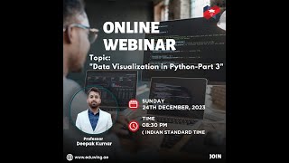 Data Visualization in Python-Part 3 | Eduwing Online Webinar class