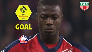 Goal Nicolas PEPE (90' +6 pen) / LOSC - Stade de Reims (1-1) (LOSC-REIMS) / 2018-19