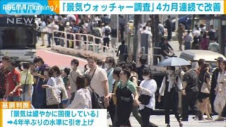 景気ウォッチャー調査 基調判断「緩やかに回復」4年半ぶりの水準に(2023年6月8日)