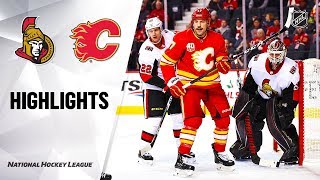 NHL Highlights | Senators @ Flames 11/30/19