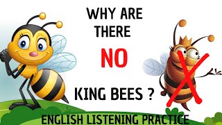 ✅Spoken English Learning Video | Why Are There No King Bees !| Simple English With Anna