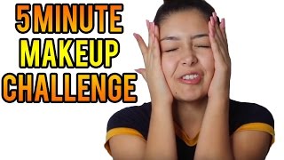 5 minute makeup challenge