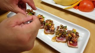 Seared Tuna With Mango Salsa - How To Make Sushi Series