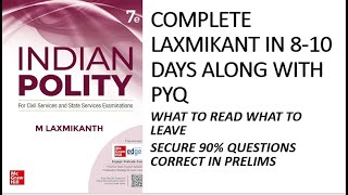 laxmikant in 8-10 DAYS WITH PYQS