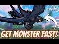 How To GET RAIQUAZOK FAST! MONSTER GACHA TOKEN! | Creatures of Sonaria