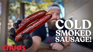 Cold Smoked Texas Style Sausage! | Chuds BBQ