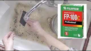 How to bleach FP100c Negatives, THE EASY WAY!!!