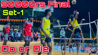 50000rs Final | Set-1 | Tamilnadu Vs Mysore | Bangalore Match ,Local tournament | Mr Love Volleyball