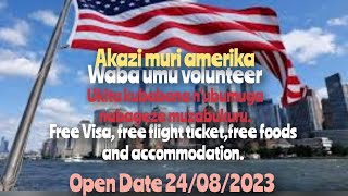 Akazi muri Amerika, waba umu volunteer ukita kubabana n'ubumuga nabageze muzabukuru. free VISA