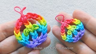 Peace and Love Rainbow Loom mini ou maxi - Tutoriel des deux modèles