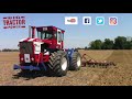 case ih 420 rowtrac tractor disk ripping