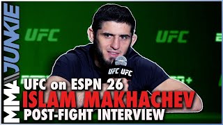 Islam Makhachev: Khabib 'paid for everything' leading up to win | UFC on ESPN 26