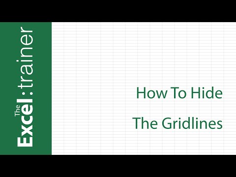 Excel 2016 for Mac - How To Hide The Gridlines Excel 2016 for Mac - How To Hide The Gridlines