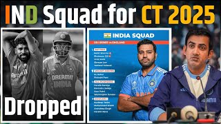 Sanju Samson and Siraj Dropped as India announces its Champions Trophy squad, Surprised?