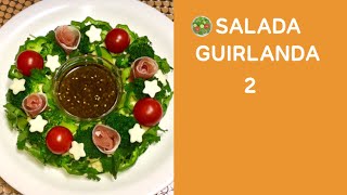 ESPECIAL DE NATAL E ANO NOVO - SALADA GUIRLANDA 2 (CHRISTMAS GARLAND SALAD ART リースサラダ)