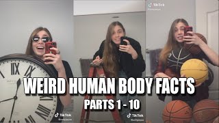 ONLYJAYUS "Weird Human Body Facts'" Parts 1-10 Tik Tok