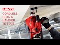 INTRODUCING the Hilti cordless rotary hammer drill TE 6-A36