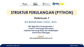 Perulangan (Loop) pada Bahasa Pemrograman Python
