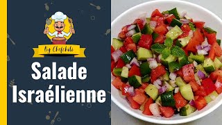 Salade israélienne | Recette de salade israélienne | Salade simple du Moyen-Orient | Salades d'été