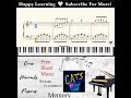 memory cats richard clayderman piano tutorial piano sheet music sheetmusicbox