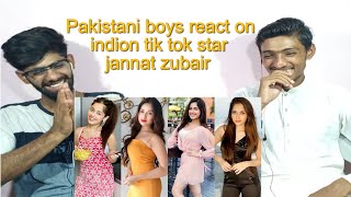 Pakistani React on indian,Tik tok Super star jannat zubair new musically funny video 2020