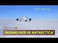 787 lands on Antarctica ICE RUNWAY! (And takes off again)