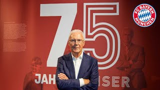 Imperial honor for Franz Beckenbauer in the FC Bayern Museum | 75 years of KAISER