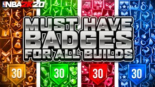 THE BEST & WORST BADGES FOR EVERY BUILD IN NBA 2K20 - THE ULTIMATE BADGE GUIDE - IN DEPTH BREAKDOWN!
