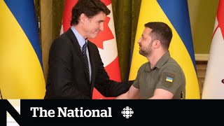 Trudeau brings more military support on Ukraine visit