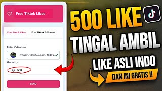 1 MENIT LANGSUNG BANJIR LIKE‼️- Cara Menambah Like di Tiktok Gratis Tanpa Aplikasi 2024