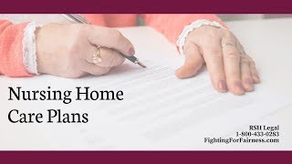 Iowa Nursing Home Care Plans
