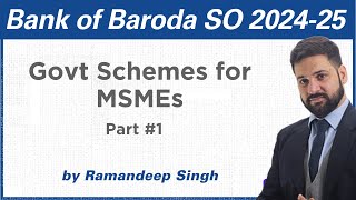 Most Important Government Schemes for BOB SO 2024-25