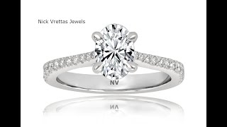 1.01ct GIA Certified Oval Shape Diamond Ring