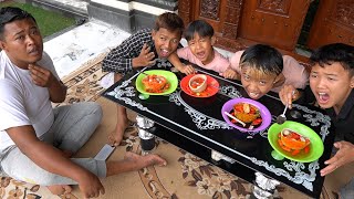 MAKAN BAKSO MANGKOK WARNA WARNI SUPER PED4S