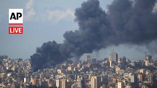 LIVE: Beirut skyline as Israel strikes despite US and Iran ceasefire