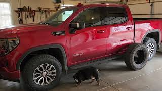 Nitto Recon Grappler on a stock Sierra AT4