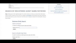 Kansas Business Entity Search | Corporation | LLC | Partnership