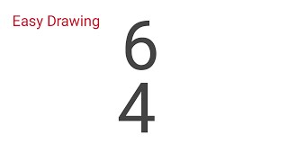 How to Draw a Peacock Using 64 Number #shorts