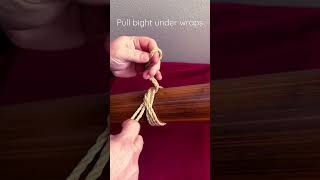 The most important piece of #shibari rope bondage you’ll ever learn! The single column is key!