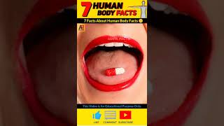 7 Mind Blowing Facts | Amazing Facts | Interesting Facts | Human body Facts | #shorts