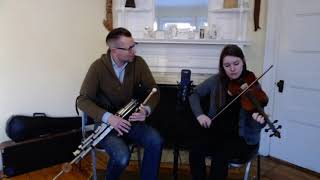 The Milliner's Daughter/The Sligo Maid | Will Woodson \u0026 Caitlin Finley, Uilleann Pipes and Fiddle